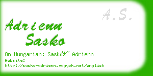 adrienn sasko business card